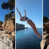 Anna Gasser genoss eine kurze Auszeit auf Mallorca