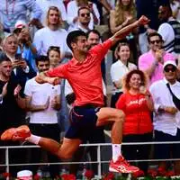 Novak Djokovic jubelte über den Sieg bei den heurigen French Open