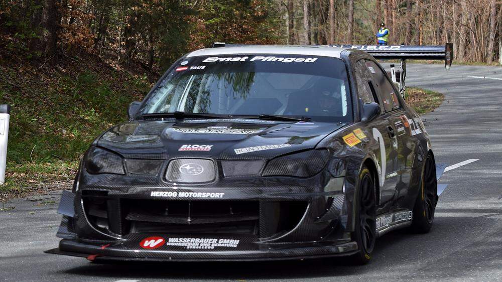 Reinhold Taus siegte in seinem Subaru