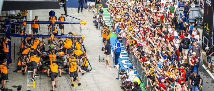Der „Pit Lane Walk“ in Spielberg