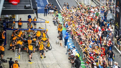 Der „Pit Lane Walk“ in Spielberg