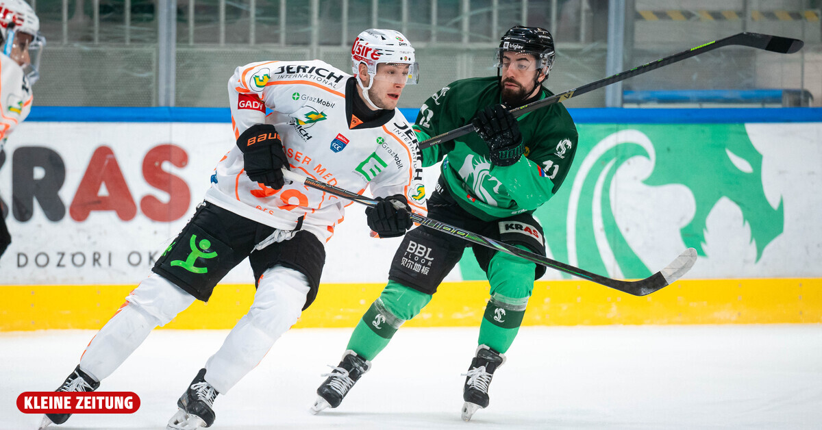 Eishockey: 1:0 gegen Ljubljana: 99 stürzte den Spitzenreiter