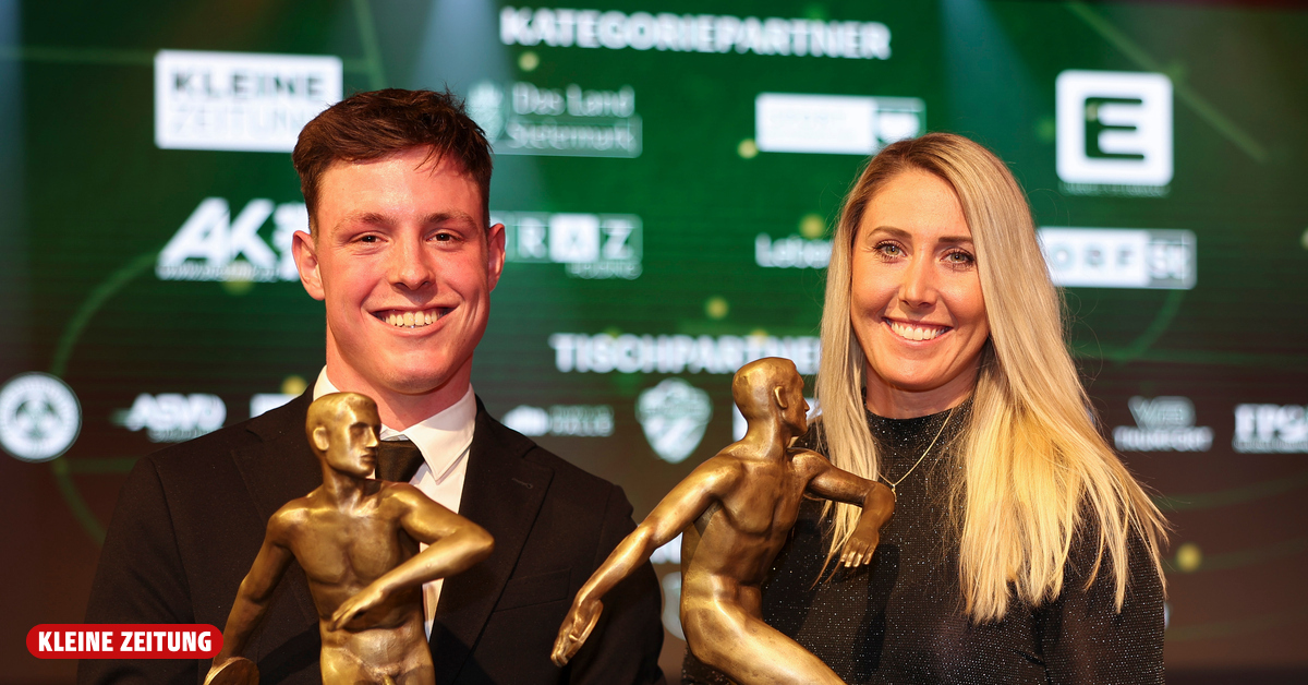 Galaabend: Connie Hüter und Theo Hauser sind steirische Sportler des Jahres