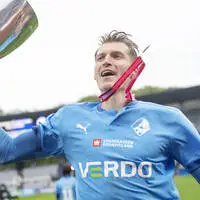 Simon Piesinger jubelte 2021 über den Cupsieg in Dänemark