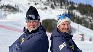 Fritz Steger & Fritz Steger: Vater und Sohn „schupfen“ die WM-Pisten in Saalbach – oder besser am Zwölferkogel in Hinterglemm 