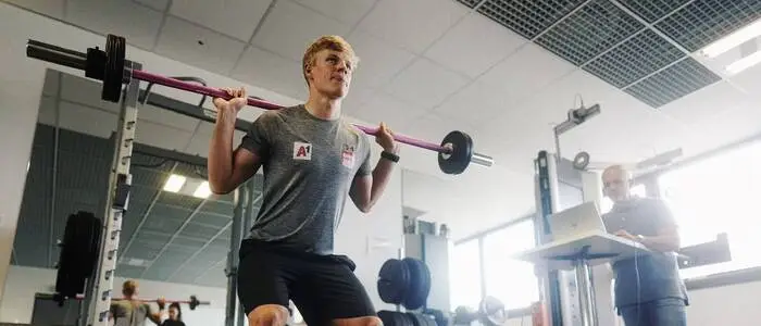 Jakob Eisner trainiert viel im Olympiazentrum Klagenfurt