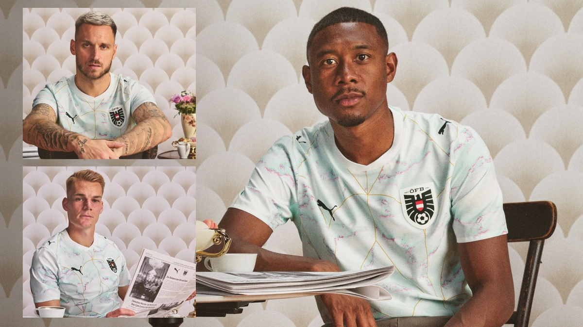 Die ÖFB-Stars im neuen Trikot