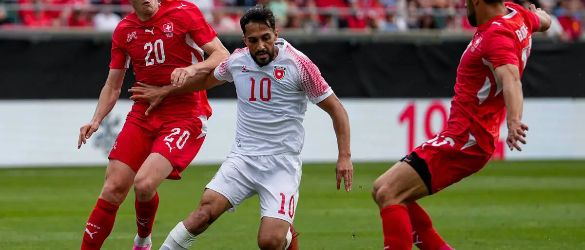 Mousa Tamari im Testspiel gegen die Schweiz