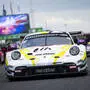 Der Porsche 911 GT3 R 91 mit dem Klaus Bachler die 24 Stunden bestreiten wird 