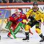 Goalie Sebastian Dahm feierte gegen Pustertal ein Shut-out