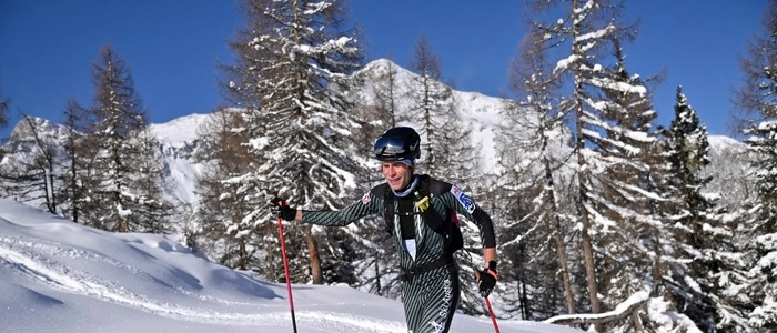Nils Oberauer holte sich im Tiefschnee den Titel