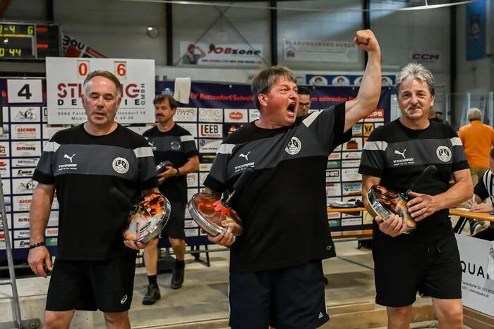 Andreas Spendier, Günther und Sigi Stranig wollen nochmals den Titel holen