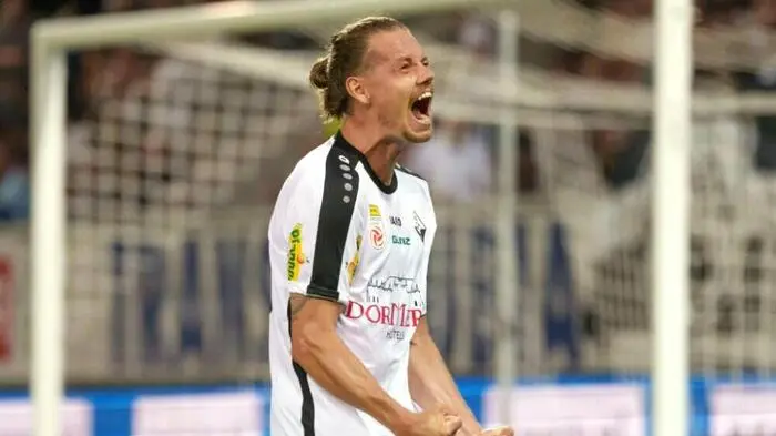 Bejubelte einen Doppelpack: Altachs Topscorer Patrick Greil