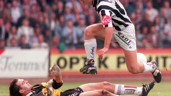 Mario Haas war mit Sturm schon in der Gruabn aktiv