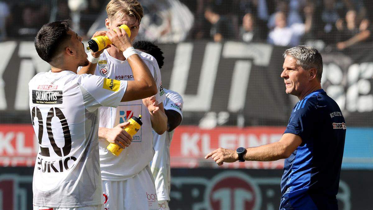 WAC-Trainer Dietmar Kühbauer steigt bei seinen Spielern auf die Euphoriebremse 