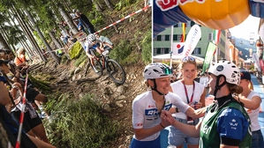 Mountainbikerin Lisi Osl und das „Red-Bull-Team“ der Damen sind bereit für das Abenteuer Dolomitenmann in Lienz
