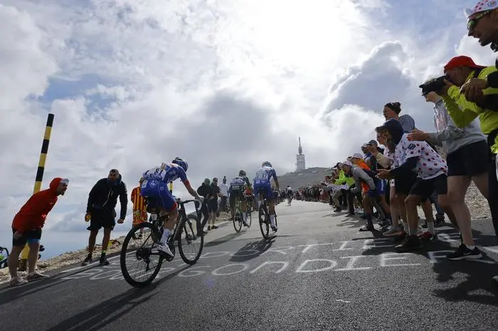 Tour de France 2021 - stage 11 MALAUCENE, FRANCE - July 07 : GAUDU David FRA of GROUPAMA - FDJ during stage 11 of the 108th edition of the 2021 Tour de France cycling race, a stage of 198,9 kms between Sorgues and Malaucene with 2 passes on the Mont Ventoux. on July 7, 2021 in Malaucene, France, 7/07/2021 Malaucene France PUBLICATIONxNOTxINxFRAxBEL Copyright: xJanxDexMeuleneirx 10932549-264