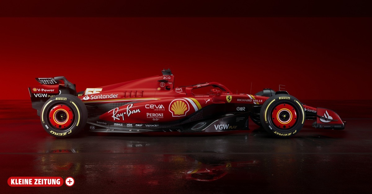 Formel 1 2024: Rote Schönheit: Ferrari präsentierte neues Auto für die ...