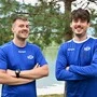 Die beiden Neuzugänge Izidor Budja und Torwart Arne Fuchs