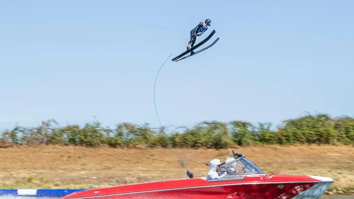 Luca Rauchenwald sprang im Finale 68,1 Meter