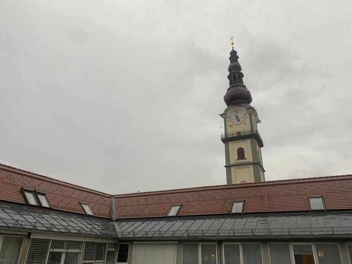 In Klagenfurt regnet es noch leicht