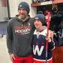 Pascal Lettkeman mit Superstar Alex Ovechkin 