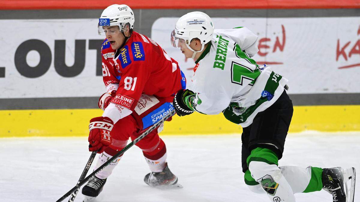 Finn van Ee und der KAC empfangen im letzten Grunddurchgangs-Heimspiel Ljubljana