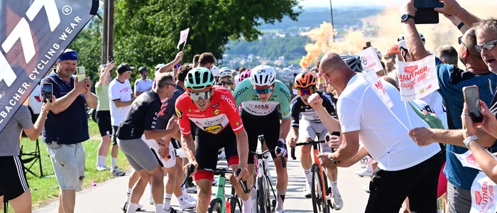 Gregor Mühlberger trägt weiter das Trikot des Gesamtführenden bei der Tour of Austria