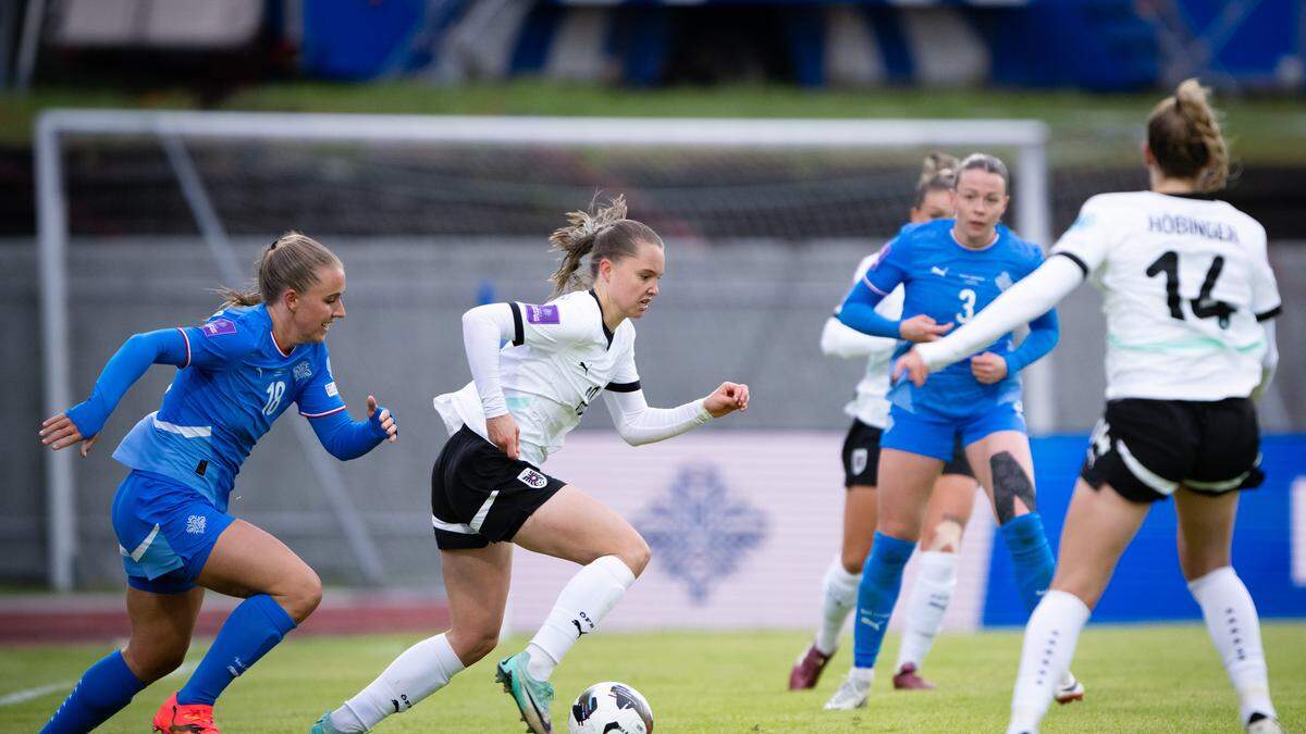 Österreichs Frauen unterlagen Island auswärts 1:2