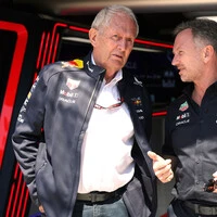 Helmut Marko im Gespräch mit Christian Horner
