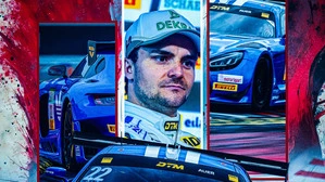 Lucas Auer im blauen Mercedes