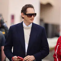 John Elkann im Gespräch mit Frederic Vasseur