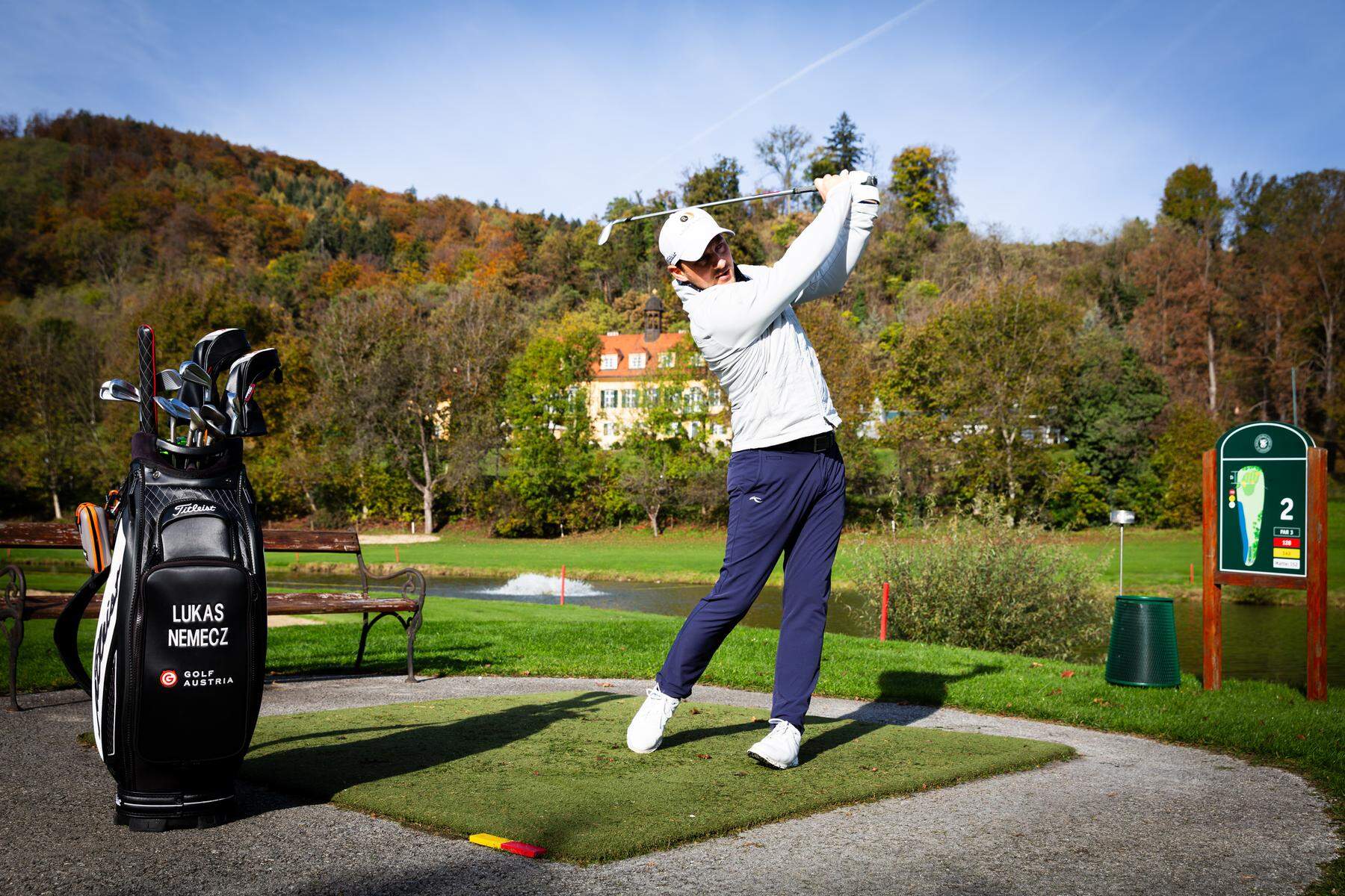 Golf-Profi Lukas Nemecz Eine Runde auf seinem „Spielplatz“ in Andritz von Druck, Spektakel und Träumen
