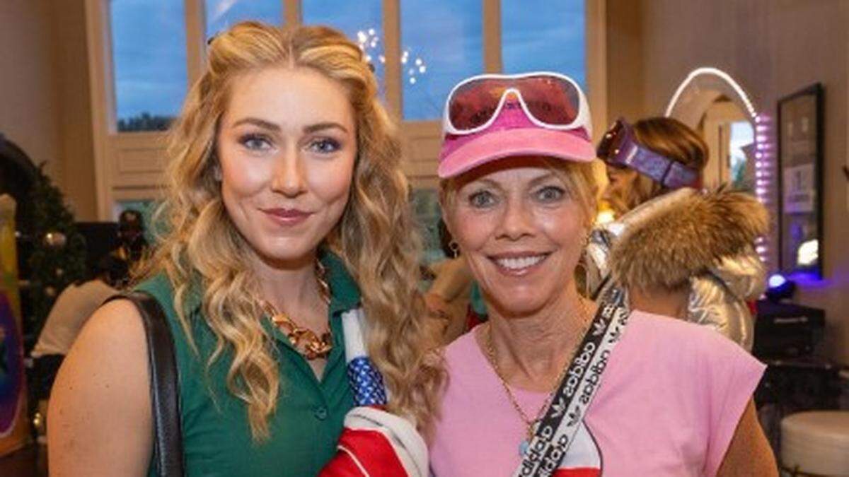 Mikaela Shiffrin mit ihrer Mutter Eileen