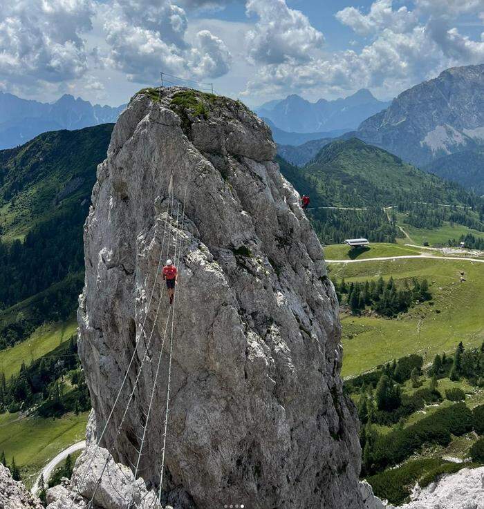 Für Striedinger und Co ging es hoch hinaus