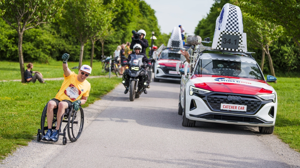 Lukas Müller ist bereit für den World Run