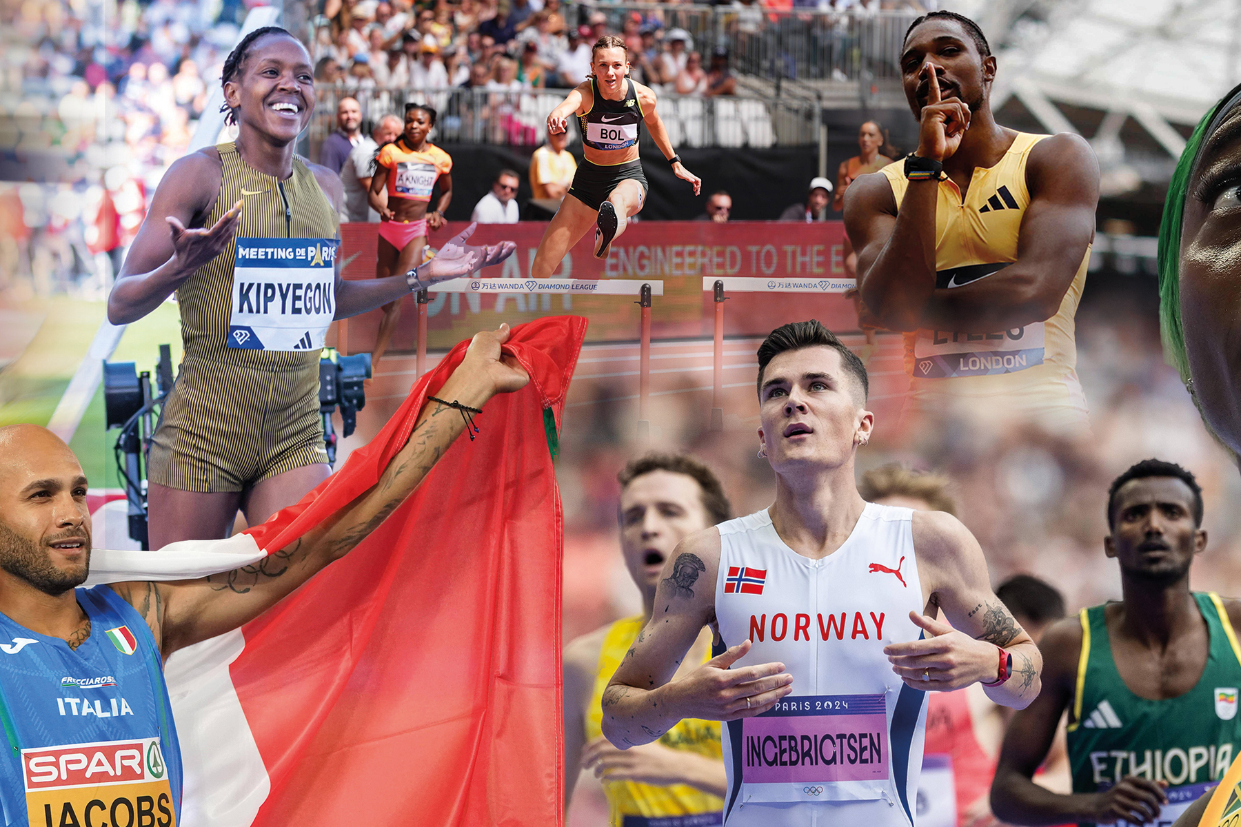 Das sind die Superstars der Leichtathletik-Bewerbe