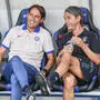 Im Sommer trafen Simone und Filippo Inzaghi mit Inter Mailand und Pisa in einem Freundschaftsspiel aufeinander