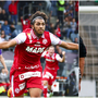 Jubeln der GAK und Ramiz Harakaté am Ende der Saison oder geht es für die Rotjacken und  Alexander Hofleitner (rechts) in die 2. Liga?