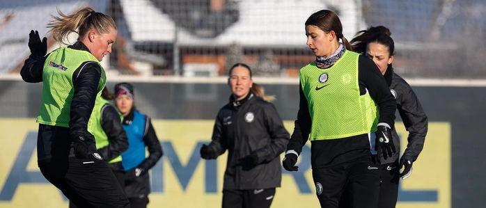 Sturms Frauen trainieren für den Rückrundenstart