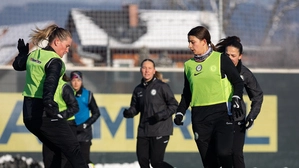 Sturms Frauen trainieren für den Rückrundenstart