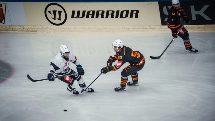 Salam Gadzhiev beim Spiel gegen Fribourg-Gottéron