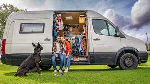 Obmann mit Freundin Hannah und Hündin Feli in Norwegen