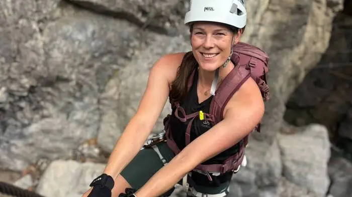 Carmen Thalmann genießt die Zeit in den Bergen