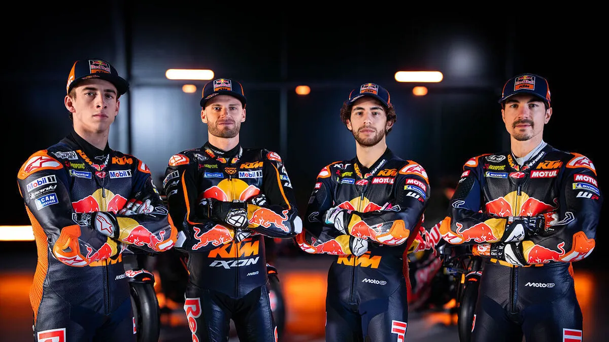 Hochkarätiges Team: Pedro Acosta, Brad Binder, Enea Bastianini und Maverick Vinales