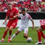 Mousa Tamari im Testspiel gegen die Schweiz