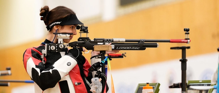 Inna Sidenko ist erfolgreiche Schützin