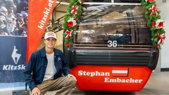 Stephan Embacher hat jetzt seine eigene Gondel