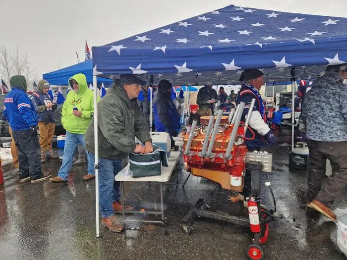 Beim Tailgating herrscht beste Stimmung