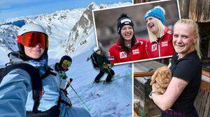 Die ÖSV-Technikgruppe ließ am Arlberg die Saison ausklingen, daheim warten am „Zwanzgerhof“ die tierischen Freunde